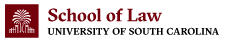 School of Law (garnet) University of South Carolina (black)